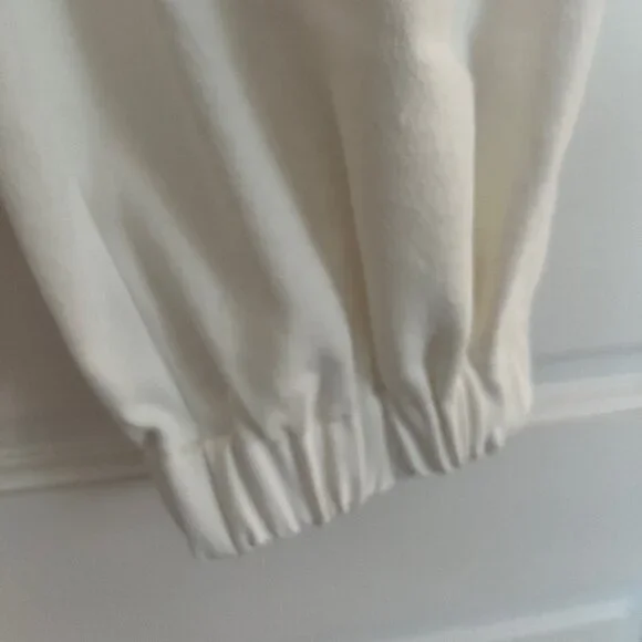 Tibi Chalky Drape Plashet Jogger- Regular- White- SR - Picture 9 of 13